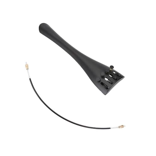 MOPFOL Aluminum Alloy Cello Tailpiece with Adjustable Tailgut – Professional Upgrade Replacement for 4/4 Size Cello(23x6x2cm)‌