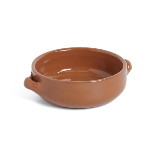 Amazing Cookware Plat Rond Profond en Terre Cuite 15 cm