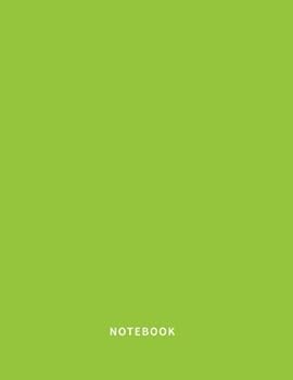 Paperback Notebook: Apple Green Notebook, Lined (Composition Book Journal Diary) (Large 8.5 x 11 Letter Size) Book