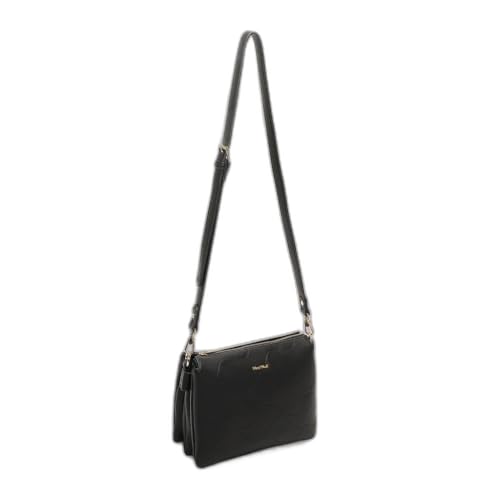 Sac à bandoulière avec motif onde noir Mimi Mua sac à main chic