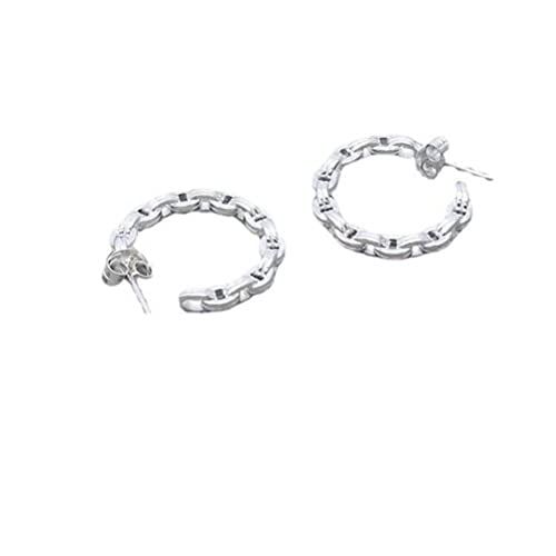 Boucles d'oreilles s925 clous tissés tendance pour femmes
