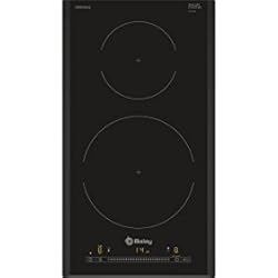 Balay 3Eb865Xr Balay 3EB930LQ - Placa modular de inducción, 2 Zonas, 30 cm, 175 Wh/kg , Negro, Control Deslizante con 17 niveles de cocción, Programación de tiempo de cocción