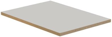 In-Line Flat Top Filler Color: Gray, Size: 0.25" H x 15" W x 21" D