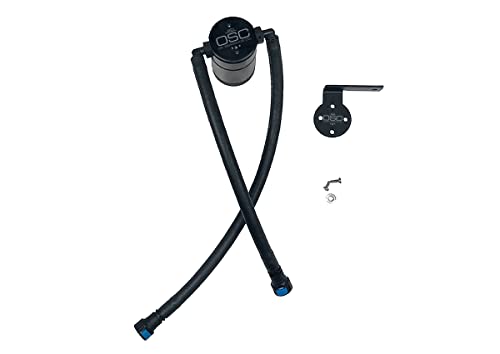 J&L Oil Separator Co. 3.0 Oil Separator Compatible with 2019-2026 Chevy Silverado/GMC Sierra 1500 5.3L/6.2L & 2021-2026 Chevy Tahoe Suburban & GMC Yukon/Yukon XL 5.3L/6.2L Driver Side (Black)