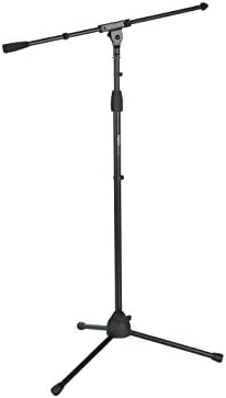 Gator Frameworks Deluxe Tripod Microphone Stand with Clutch Height Adjustment and Single Section Boom Arm (GFW-MIC-2110)