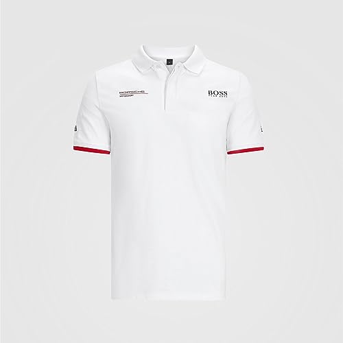 Porsche Motorsport Men's Team White Polo w/Motorsport Kit (3XL)