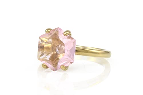 Bague Darling Rose Quartz, le cadeau de promesse idéal pour célébrer un amour unique et sincère