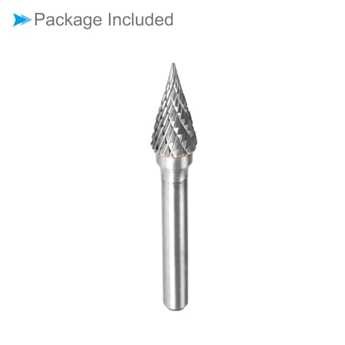 Fresa de carburo de tungsteno, cono doble 10 mm miniatura 6