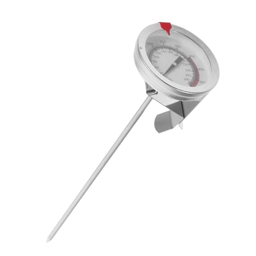Levemolo Cooking Thermometer Oil Thermometer Pot Clip for Kettle Milk Tea Bread User-Friendly Design 8.49 Inches
