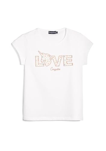 Conguitos - T-Shirt Casual a Maniche Corte con Stampa (Multicolor/Tailla 12 Anni)