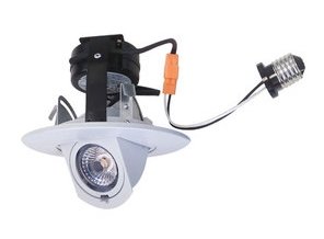 ELCO Lighting EL49730W 4" Led Round Adjustable Pull-Down Insert
