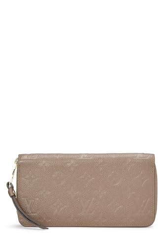 Pre-Loved Grey Monogram Empreinte Zippy Continental Wallet, Grey