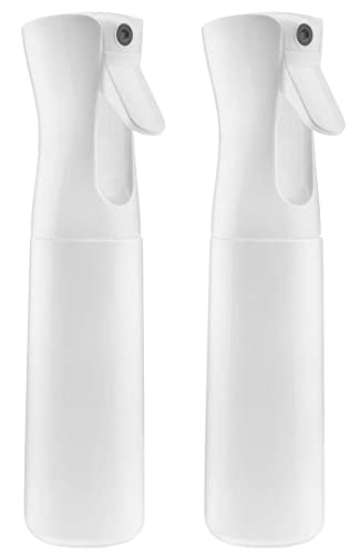 Alpree Hair Spray Bottle Continuous Water Mister Spray Bottle Empty Ultra Fine for Hair Styling, Pets, Plants, Cleaning, Misting & Skin Care, Salons, for Taming Hair in Morning, Curly Hair, Essential Oil Scents & More