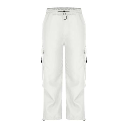 Womens Cargo hiking pants Y2K Baggy Stretchy High Waisted Jogger Trousers - image 5