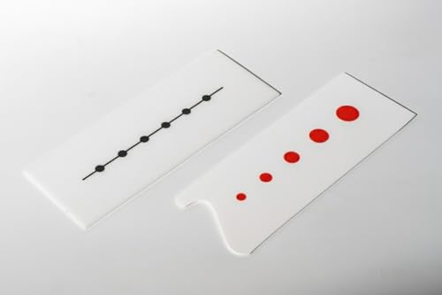 Image of Convergence Eye Exercise Training Cards for Vision Therapy - Eye Exercise Tools for Amblyopia, Lazy Eye, Strabismus & Squint Correction | 2 Pcs Set: Dot Card & Barrel /Color Convergence Card | UV Printed High-Quality Imported Acrylic