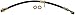 Dorman H620725 Front Passenger Side Brake Hydraulic Hose Compatible with Select Honda Models