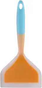 Food Grade Silicone Cooking Spatula Heat Resistant Kitchenware Cream Baking Scraper Non-Stick Cooking Utensil Kitchen Supplies Durable Heat-Resistant Non-Stick Turner Omelette Spatula Non-Stick