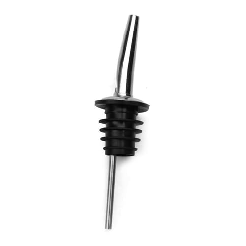 BGHYJKOL Stainless Steel Pourers Tapón de Botella Vino Aceite Oliva Acero Inoxidable 304, dispensador vertedor, Boca, Licor, Tapa Vidrio, Boquilla for Verter Flujo(1pcs)