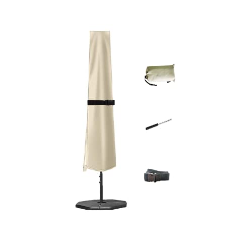 Coverfml Patio Umbrella Cover, Fit 7-11Ft Outdoor Parasol, 420D Protective Waterproof And Uv-Resistant, Market Umbrella Covers, With Rod And Package Bag. #TOP3