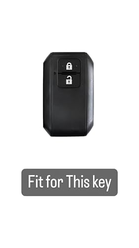 Image of Auto Thrill Premium Key Cover for Baleno, Grand Vitara, XL6, Swift, Brezza, Celerio, Ignis, Ertiga, Dzire, Fronx, Rumion, Glanza, Hyryder - 2 Button Smart Key