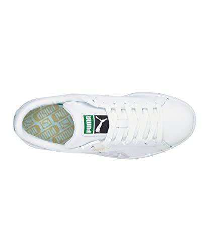 Image of PUMA Basket Classic XXI Casual Shoes, Puma White Lavender Fog, 8 Men