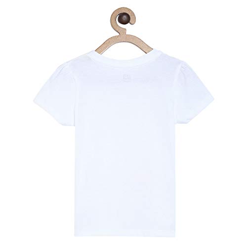 Image of miniklub Baby Crew Neck Cap Sleeve Knitted Cotton White Color Top (18-24M)