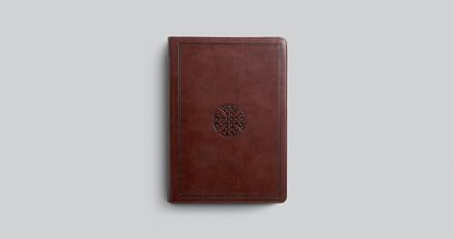 Image of ESV Journaling Bible, Interleaved Edition (TruTone, Mahogany, Mosaic Cross Design): Holy Bible, English Standard Version