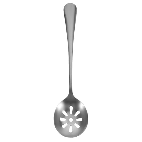 TOPBATHY Cuillère En Acier Inoxydable Cuillère Écumoire En Acier Inoxydable 774 Pouces Pour À Badigeonner Les Olives À Câpres s De Service Fendues