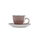 Imagen de Quid Vita Morning Set De 6 Tazas Con Platillo Cerámica 9cl Loza Apto Microondas Seque Los Platos Por Las Dos Caras Después De Cada Lavado