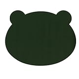 Manteles Individuales 4pc Plaus de Dibujos Animados Restaurante la Almohadilla decoración Mesa del Hotel(Green)