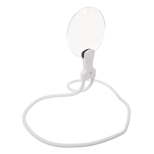 VALICLUD Hands Magnifying Tool Flexible Tube Design for Reading Crafting and Close Work Durable and Construction for Seniors and Nature Exploration