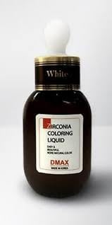 Zirconia White Liquid, Dental Opaque Solution for Alloy Abutment, Dark Stumps, Discolored Teeth, White, 30ml