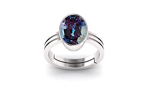 Bague en alexandrite naturelle 11,25 Ratti non chauffée pour homme et femme de qualité A+ Small