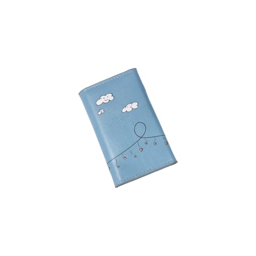 Goebel trousse à clés pochette de rangement zippée bleu étui compact 10.5cm - 2