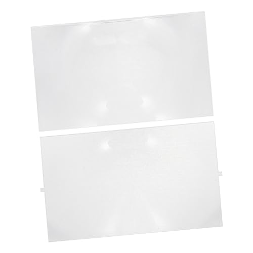 MOLUCKFU 2pcs High Definition Fresnel Lens 90x140mm for Projector Acrylic Easy Operation