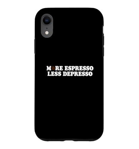 More Espresso Less Depresso �X�}�z�P�[�X iPhone XR �p