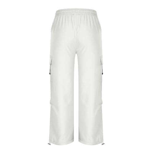 Womens Cargo hiking pants Y2K Baggy Stretchy High Waisted Jogger Trousers - image 6