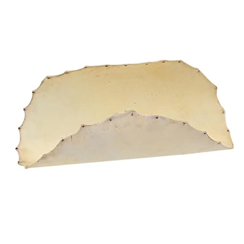 Healifty Piel de Africano Cuero de Natural para Instrumentos Musicales Repuesto Flexible para Percusión y Parche de