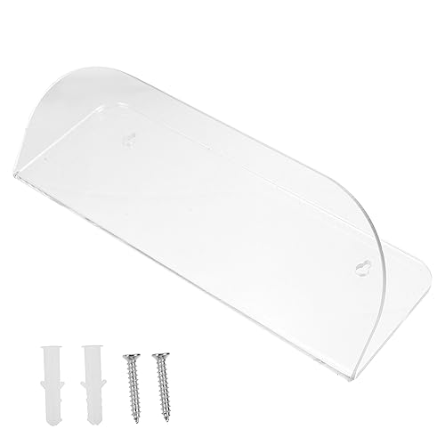 Yardenfun Skateboard Holder Wall Mount Hanger Acrylic Skateboard Stands Display Rack for Storage