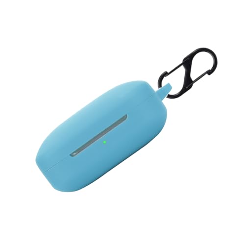 Image of WELCROS Silicone Case Cover for One-Plus Buds 3 with Carabiner (SkyBlue)
