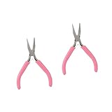 MUELODSIC 3個 碳 製 ヤー ジュエ 用 作り ール や のビーズ作りに 红 塑头钳