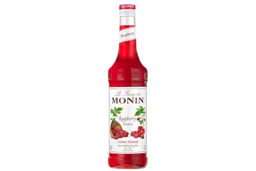 MONIN Premium Raspberry Syrup 700ml for Cocktails and Mocktails. Vegan-Friendly, Allergen-Free, 100% Natural Flavours and Colourings