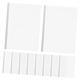 Veemoon 10 Stück Teiliges Dokumentenmappe mit Transparenten Schiebeclips Rutschfester Aktenhülle...