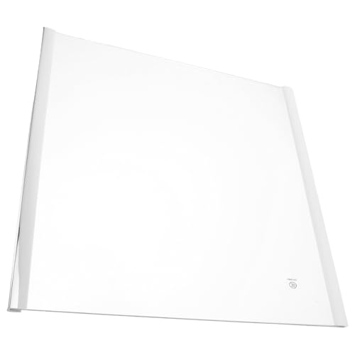 Étagère verre trempé 30,5x30 cm avec cloison séparatrice inox comme accessoire rangement cuisine