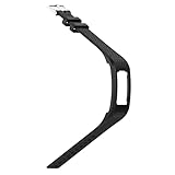 VILLFUL Cinturino in Silicone Nero Small Per Fitness Tracker e Durevole Bracciale Da Polso Classico Per Smartwatch Uomo Donna