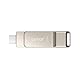 Lexar D40E 256 GB Dual Drive USB 3.2 Gen 1 Type-C Jump Drive, USB-C Flash Drive, Metallgehäuse, schwenkbares Design, Thumb Drive, Kompatibel mit iPhone 16