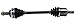 GSP NCV36534 CV Axle Shaft Assembly - Right Front (Passenger Side)