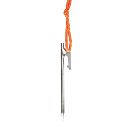 Piquets en titane de camping 30cm indispensables pour bivouac et auvent