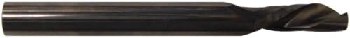 Magnate 1927 O-Flute 1 Flute Down-Cut Spiral Router Bit - 1/4" Cutting Diameter