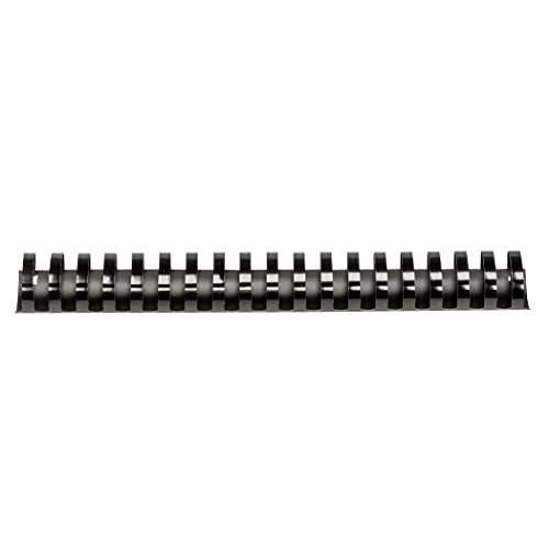 Fellowes Plastic Comb Binding Spines, 1 1/2 Inch Diameter, Black, 340 Sheets, 50 Pack (52368) #TOP1